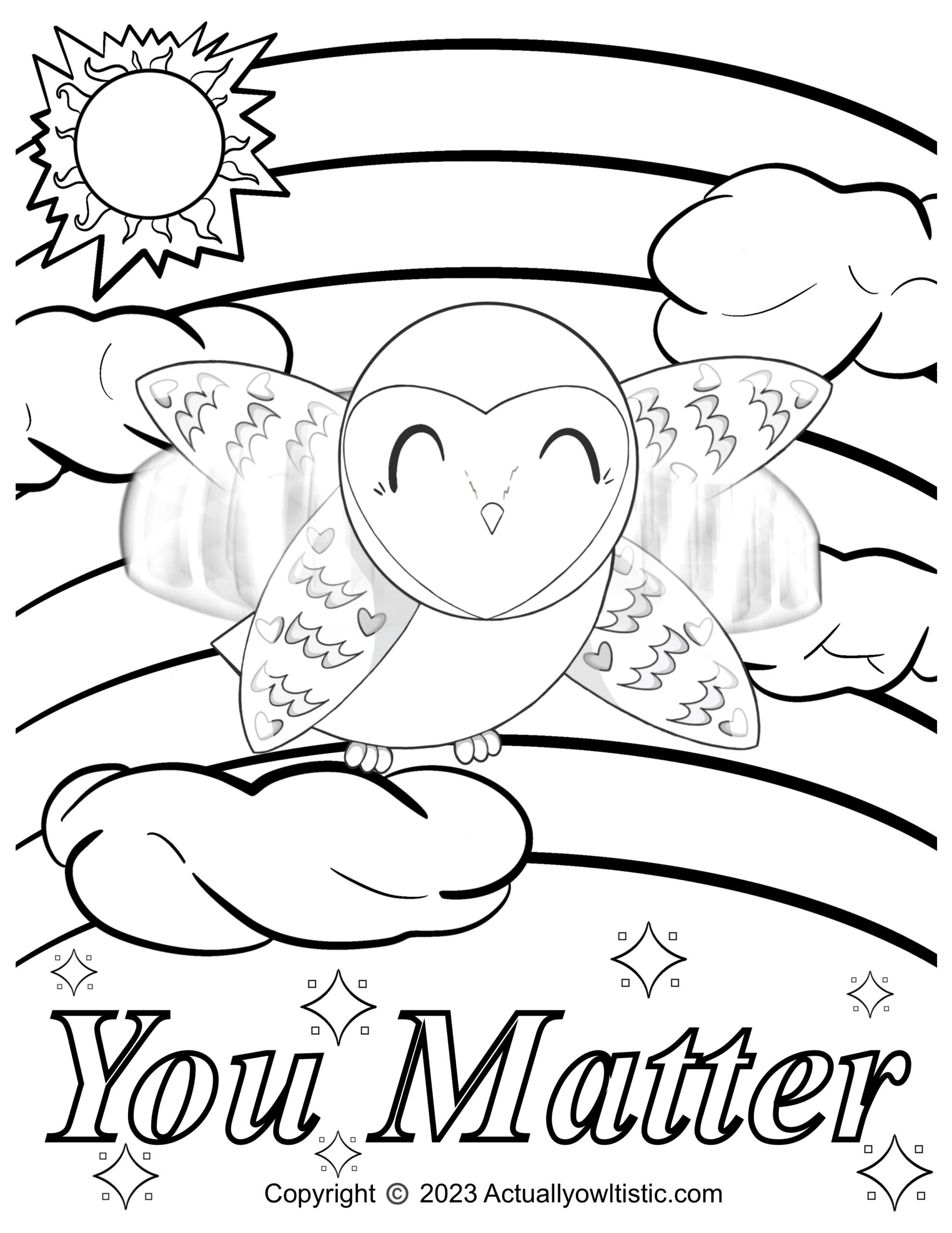 Free Coloring Pages Actually Owltistic Free Coloring Pages Actually Owltistic