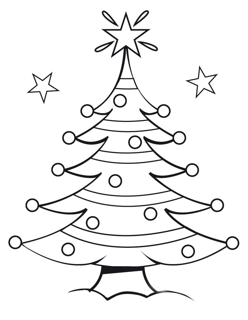 Free Coloring Pages Christmas Tree Coloring Pages Free Coloring Pages Christmas Tree Coloring Pages