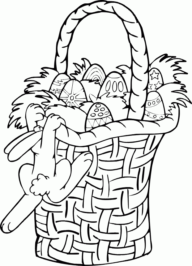 Free Coloring Pages Easter Basket Coloring Pages Free Coloring Pages Easter Basket Coloring Pages