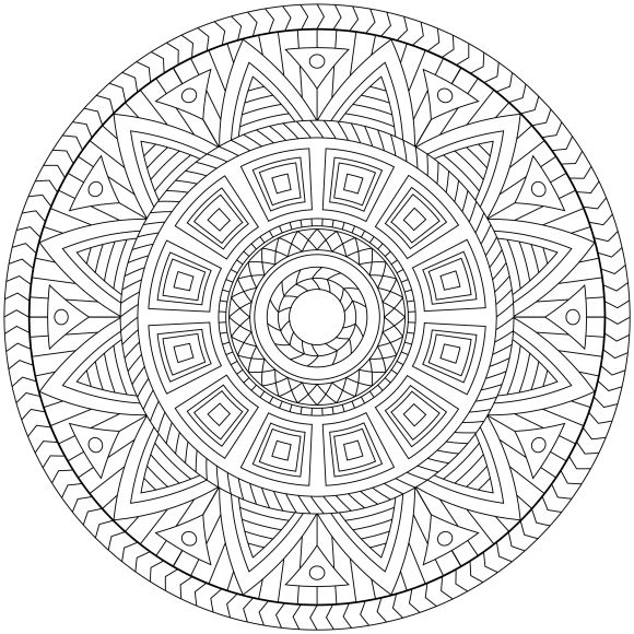 Free Coloring Pages For You To Print Monday Mandala Artofit