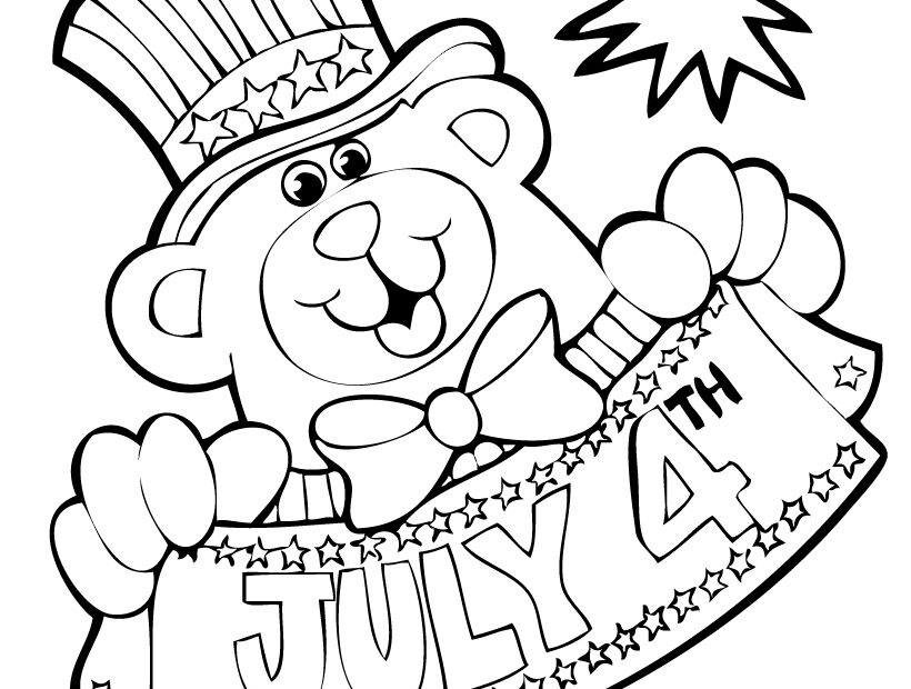 Free Coloring Pages Fourth Of July Coloring Pages