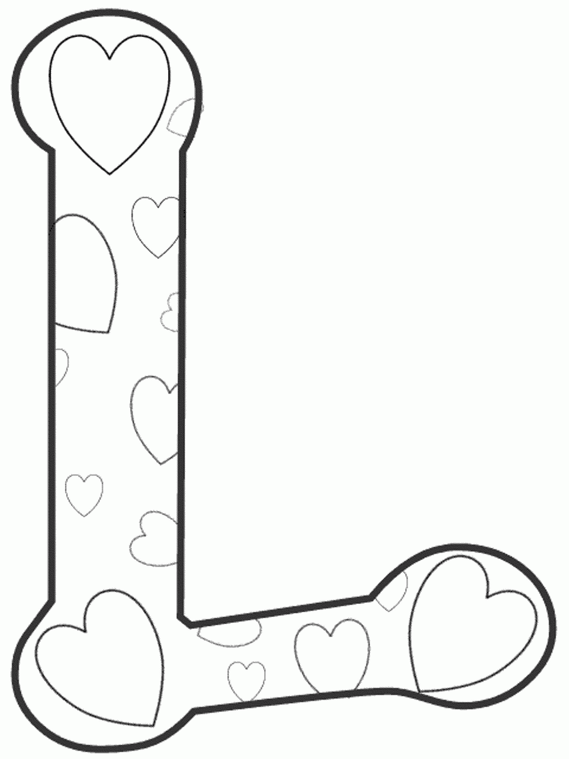 Free Coloring Pages Letter L Coloring Home