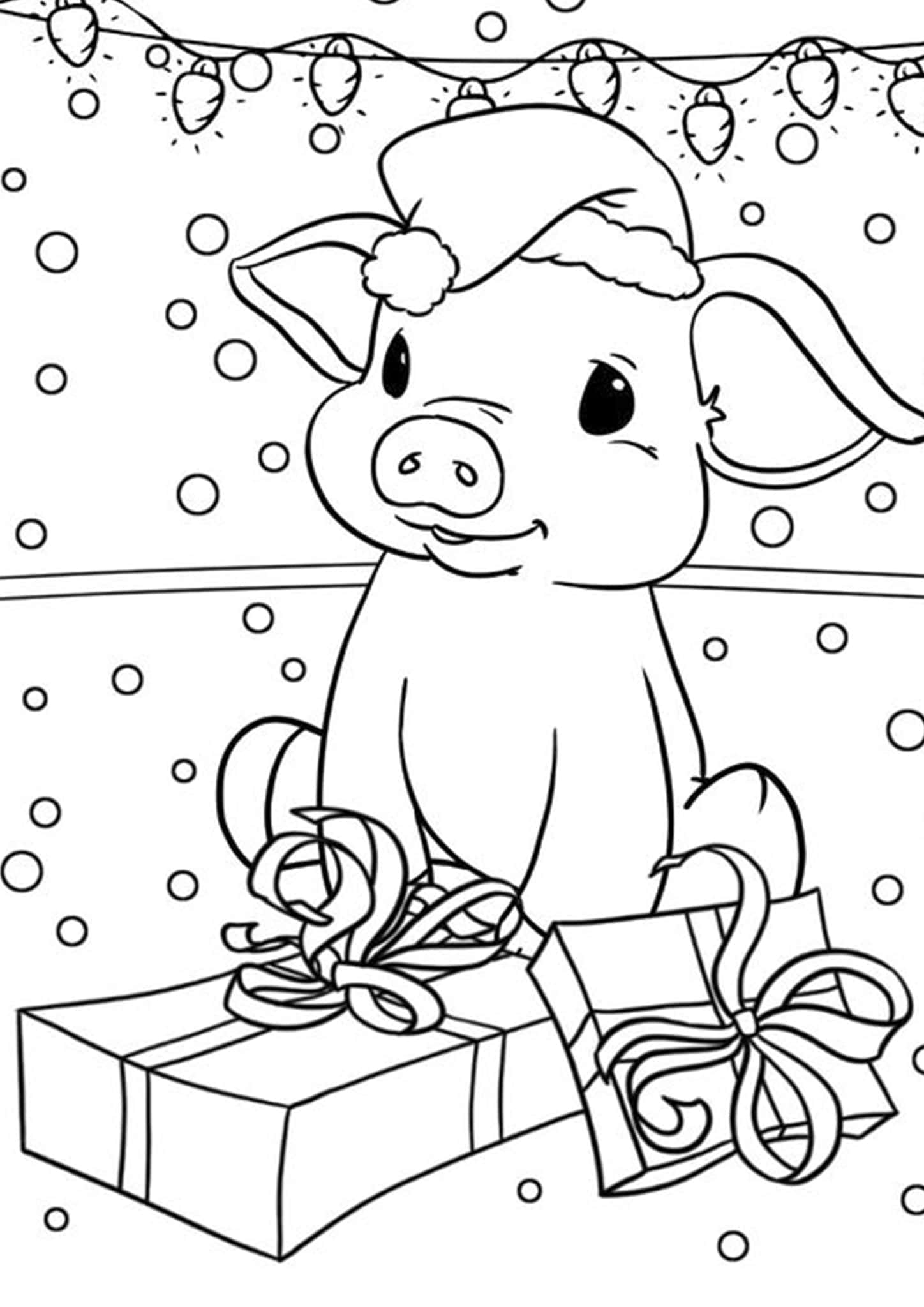 free coloring pages pigs