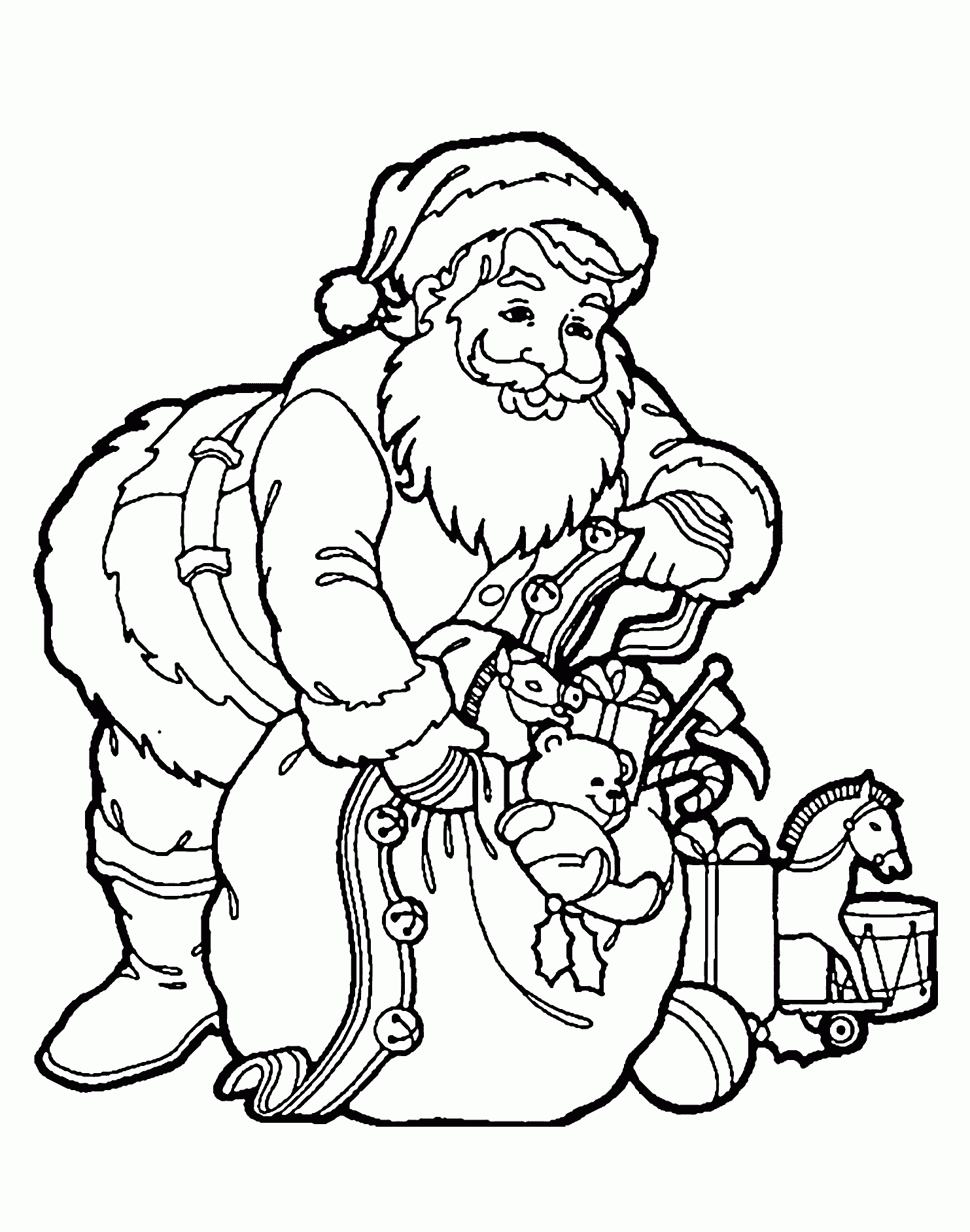 free coloring pages santa claus free coloring pages santa claus