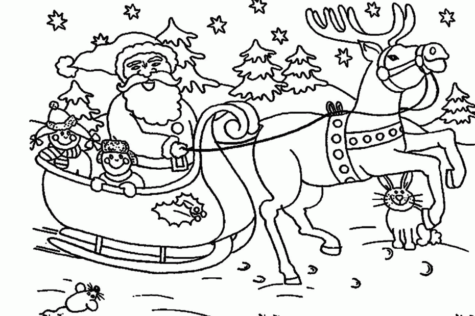 Free Coloring Pages Santa Claus Coloring Home