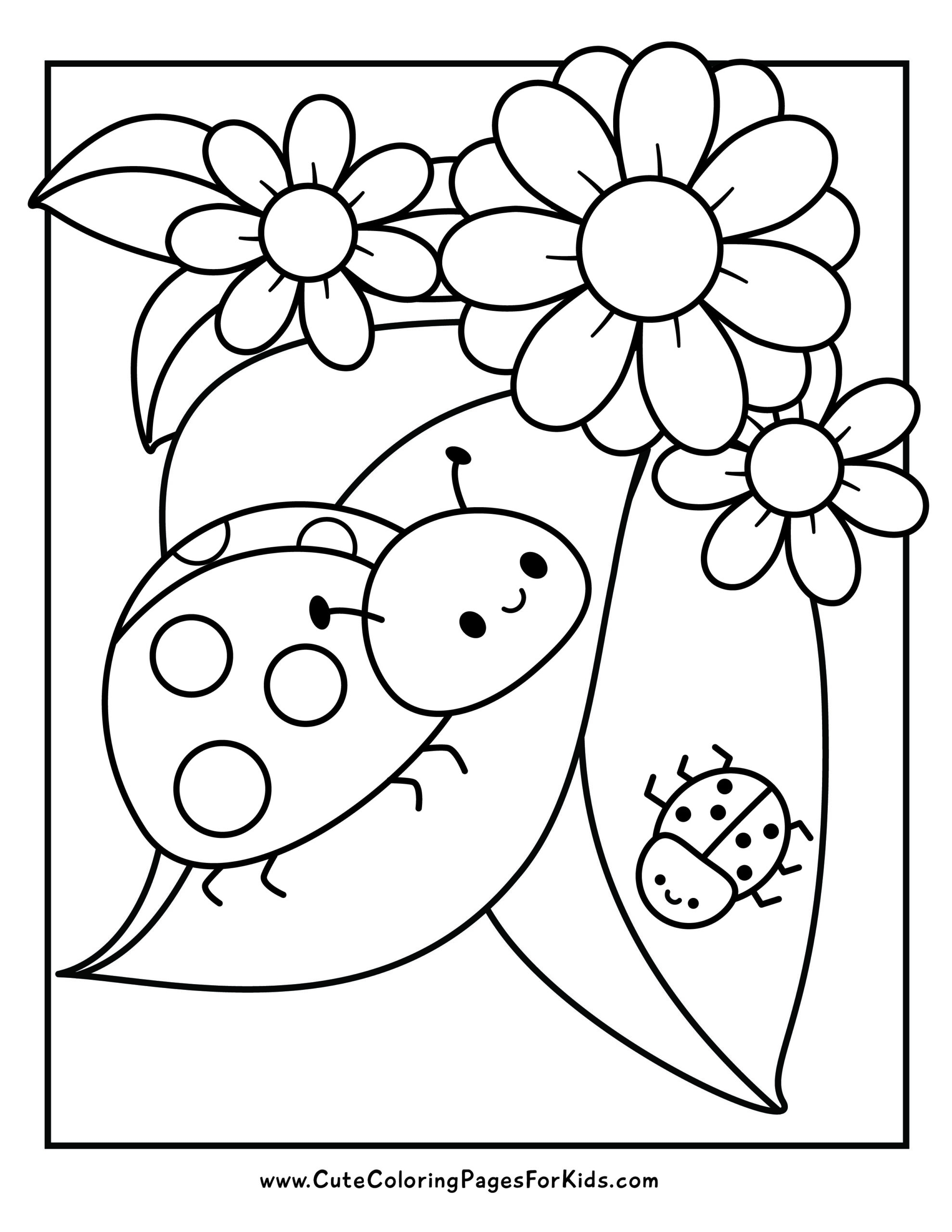 Free Coloring Sheets Printable Bugs In The Fall Free Coloring Sheet 