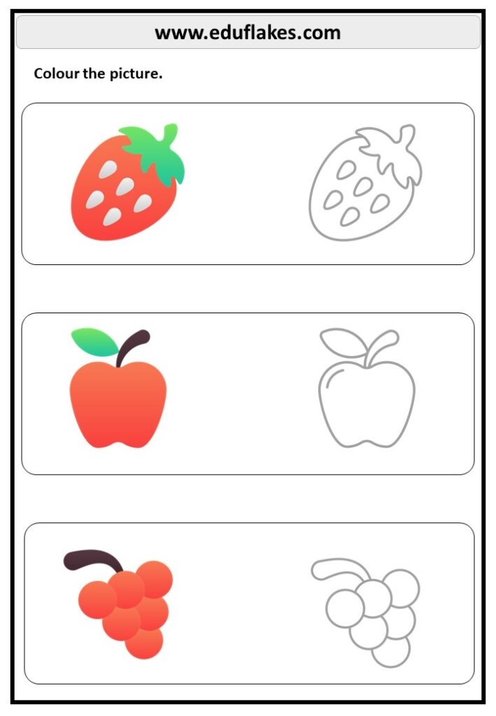 Free Coloring Worksheets For Kindergarten Pdf Eduflakes Free Coloring Worksheets For Kindergarten Pdf Eduflakes