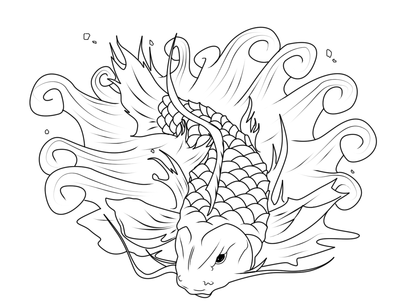 detailed fish coloring sheets detailed fish coloring sheets