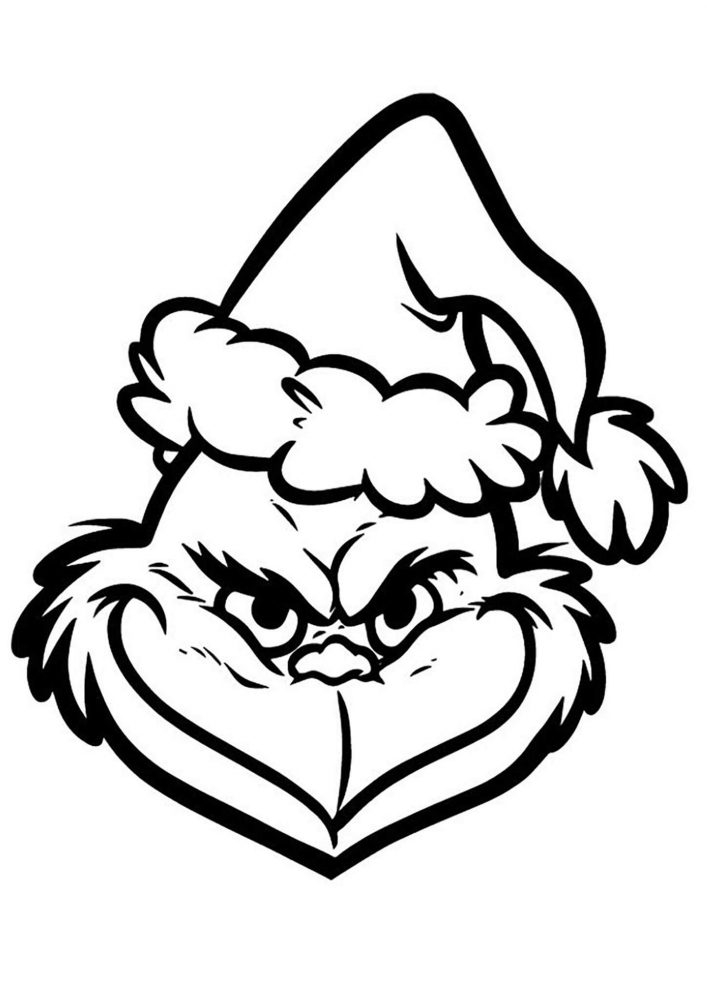 simple easy christmas coloring pages