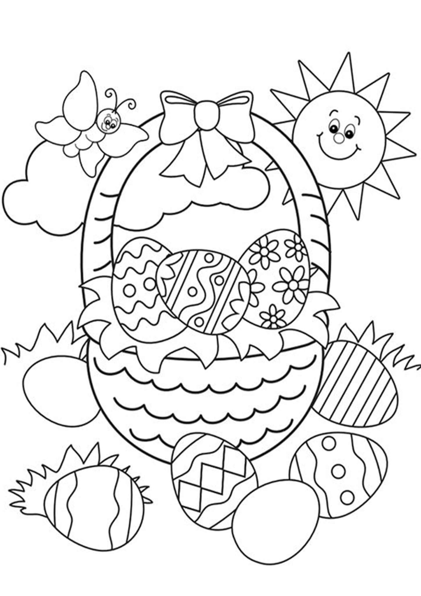 free printables for easter coloring