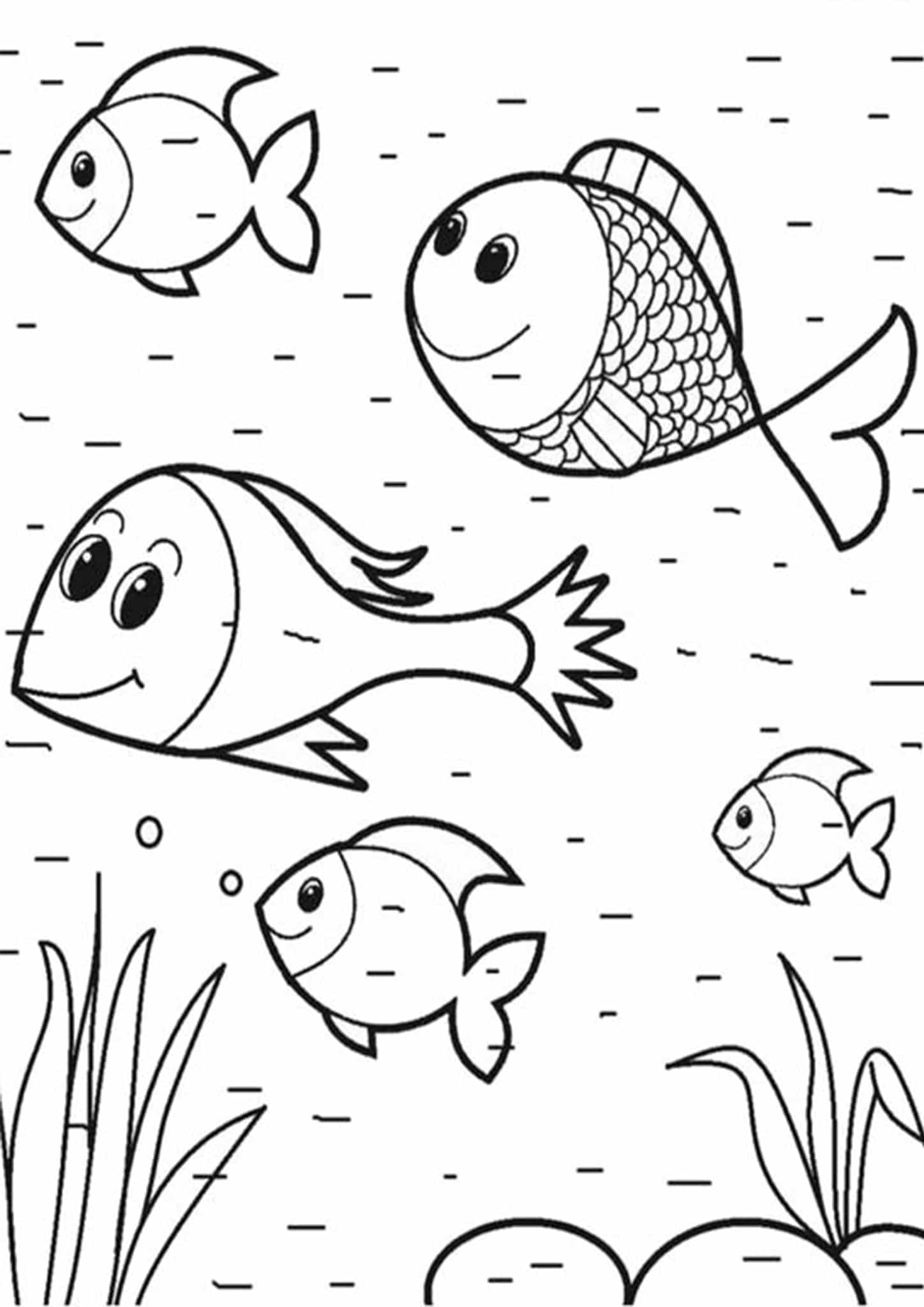 coloring pages printable fish coloring pages printable fish