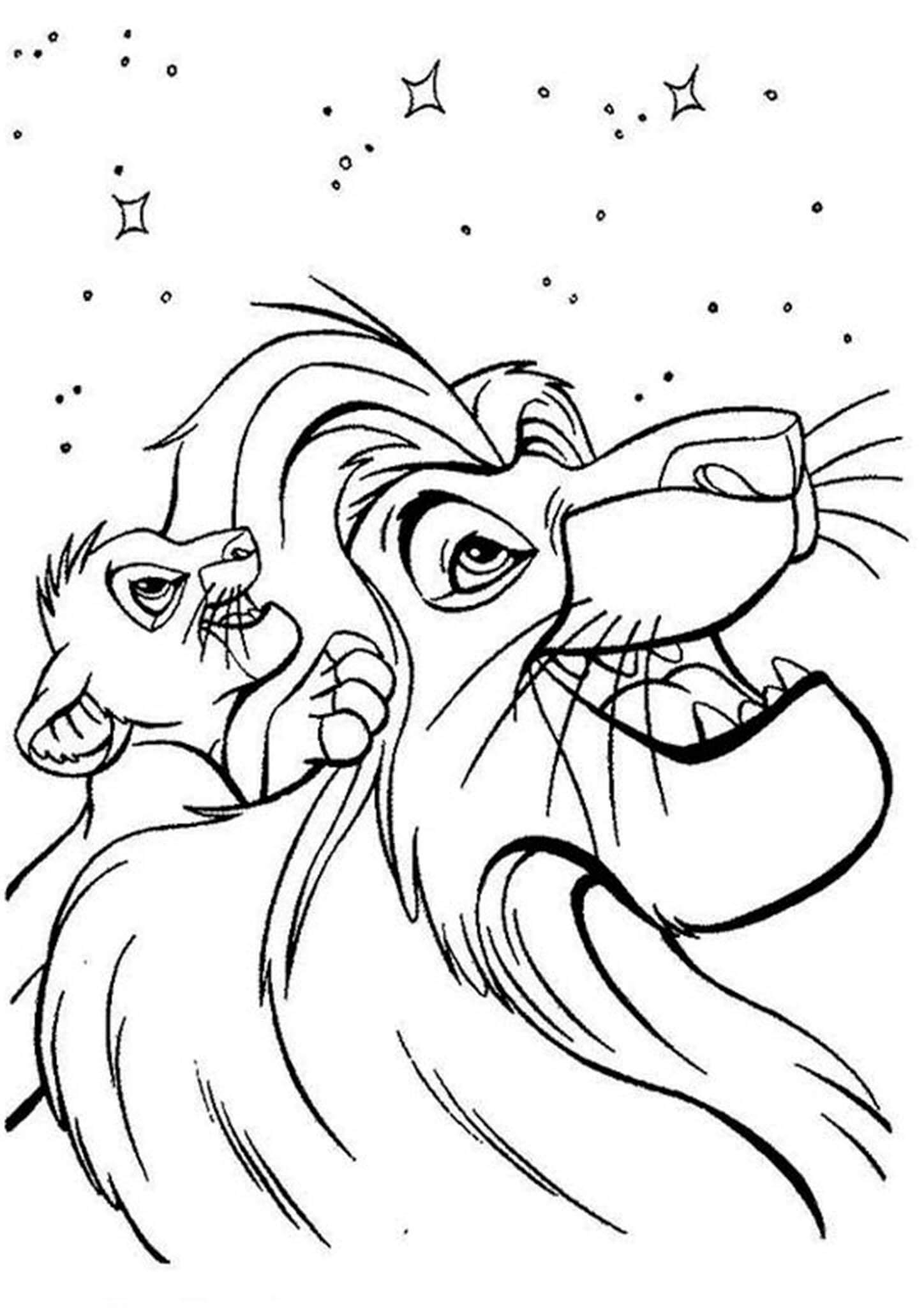 coloring pages printable lion king coloring pages printable lion king