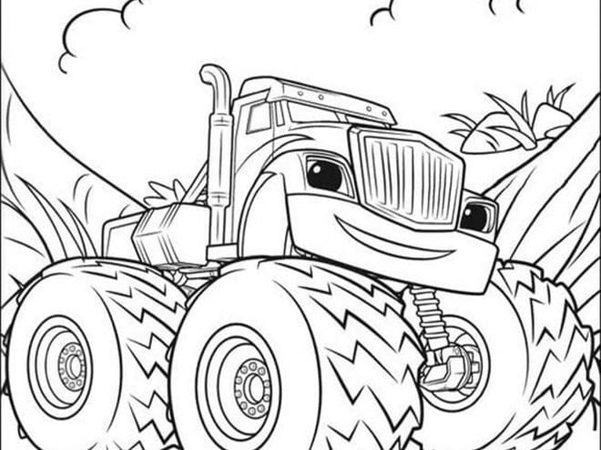 Free Easy To Print Monster Truck Coloring Pages Tulamama