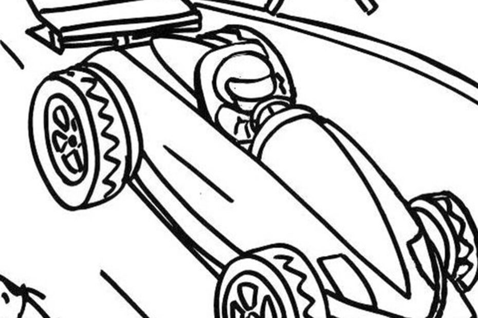 Free Easy To Print Race Car Coloring Pages Tulamama