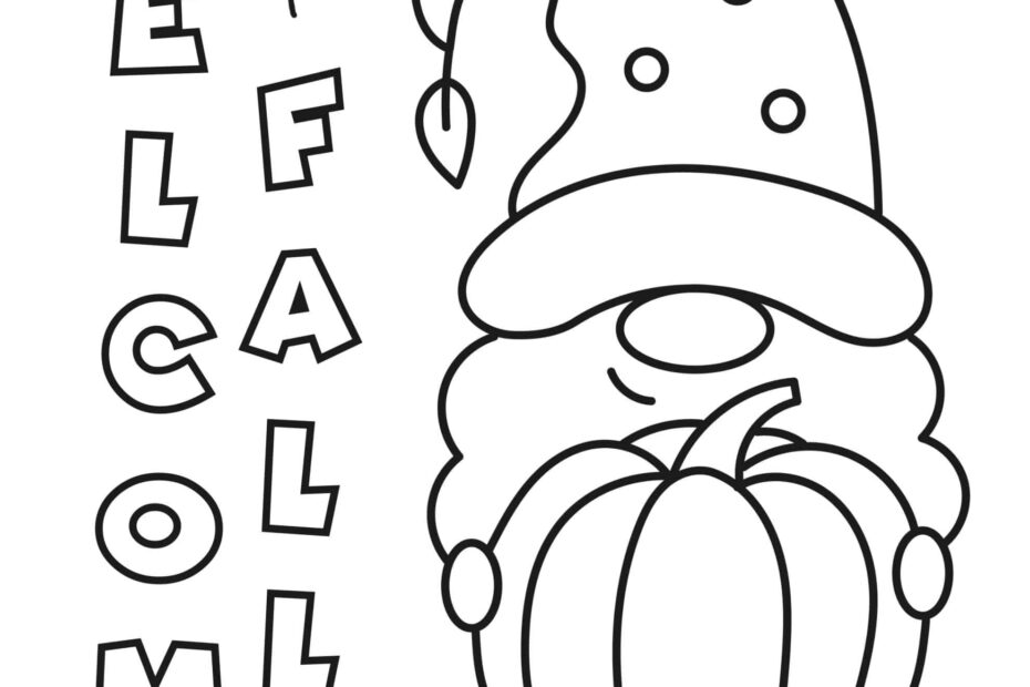 Free Fall Printable Coloring Sheets For Kids Free Coloring Sheet