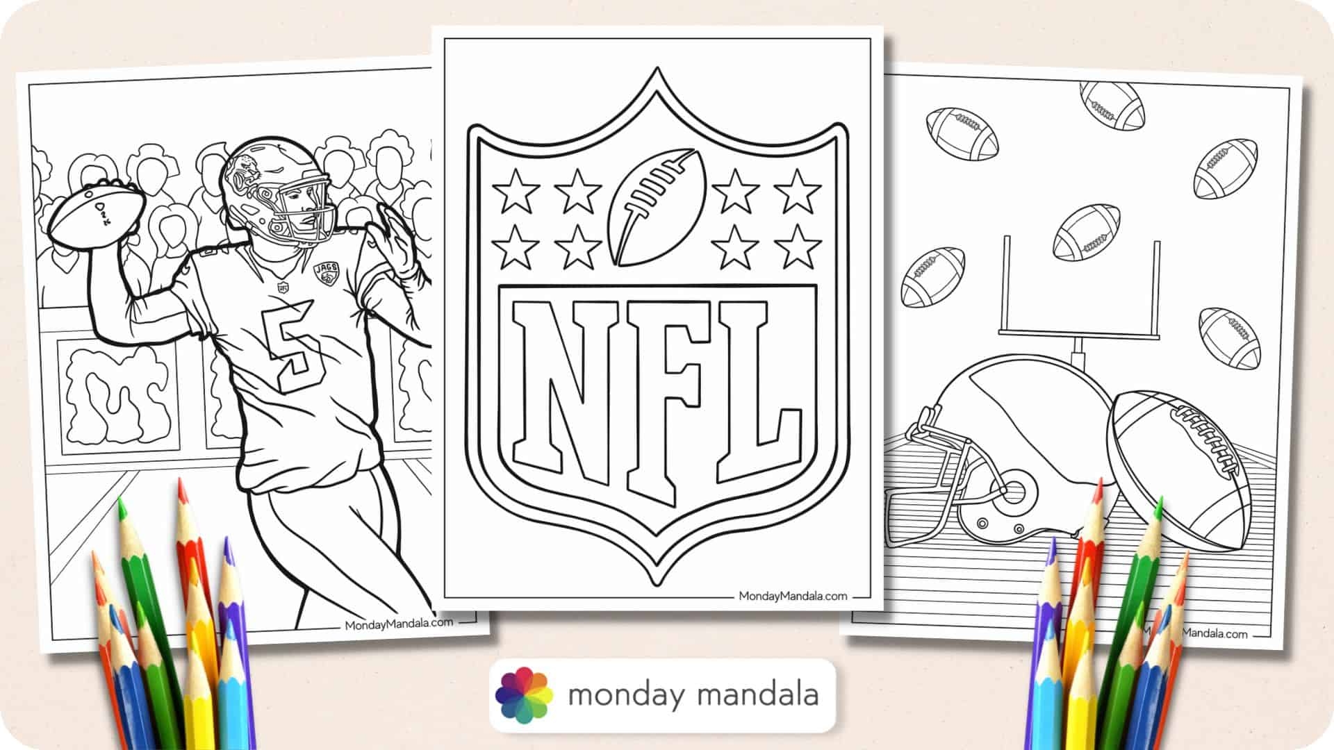 football coloring page free print football coloring page free print