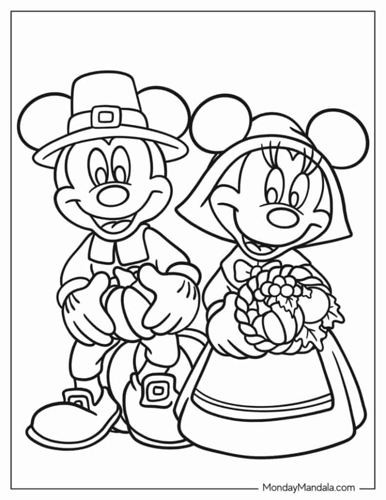 free coloring pages printable thanksgiving