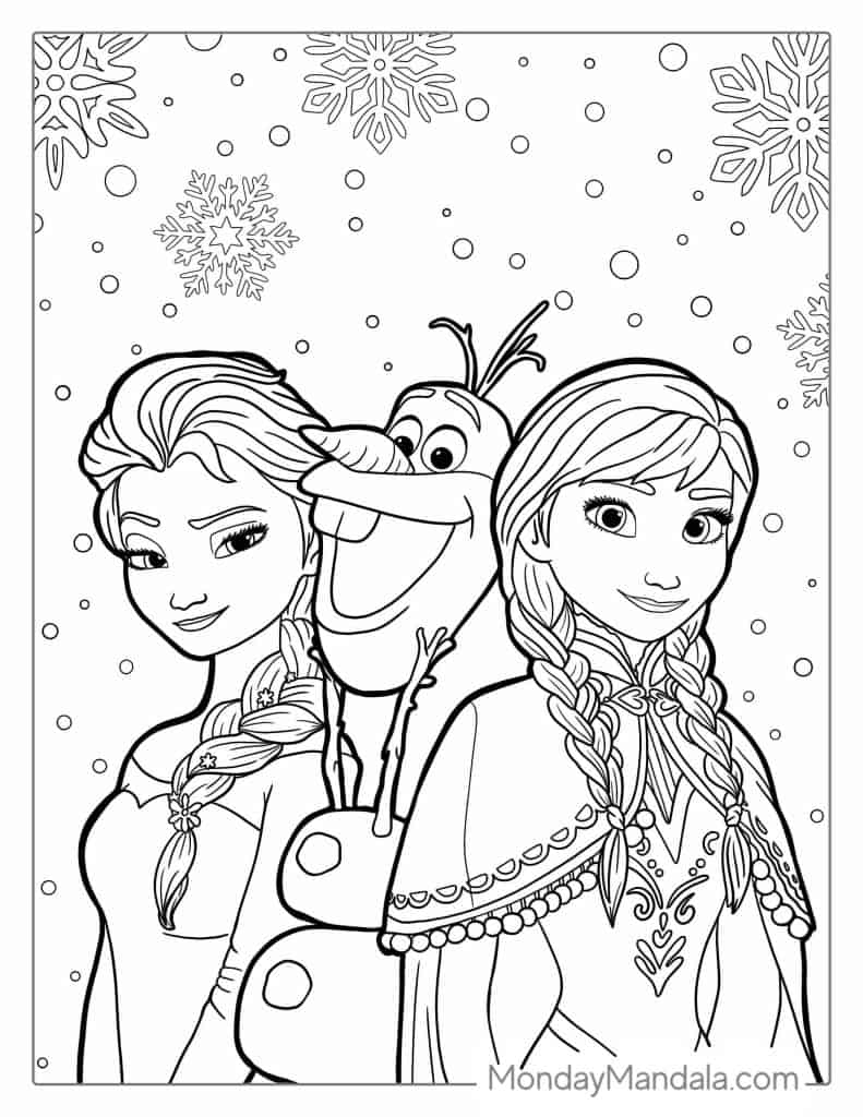 frozen coloring pages printable frozen coloring pages printable