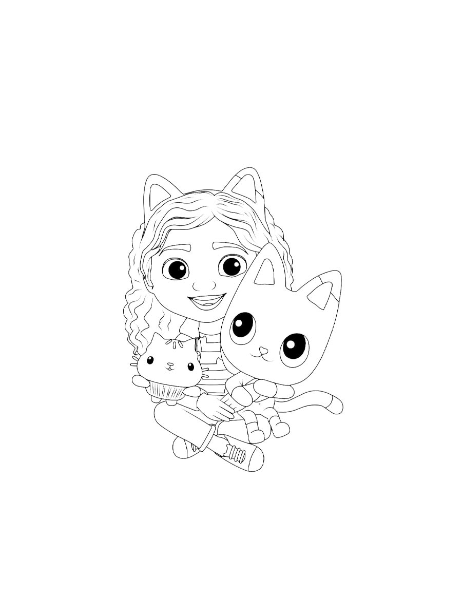 Free Gabby S Dollhouse Coloring Pages Bilarasa