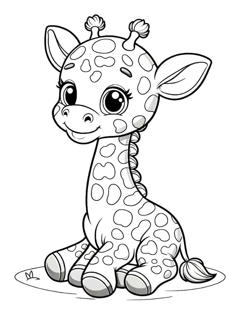 Free Giraffe Coloring Pages Free Giraffe Coloring Pages