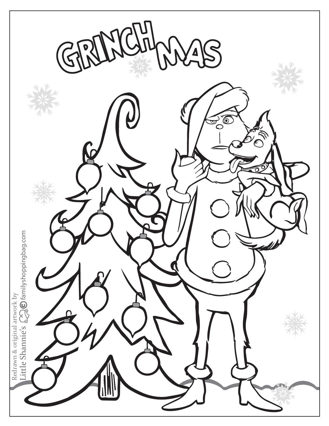 printable grinch coloring page printable grinch coloring page