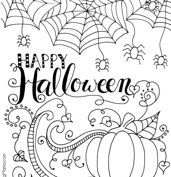 FREE Halloween Coloring Pages For Adults Kids Happiness Is Homemade