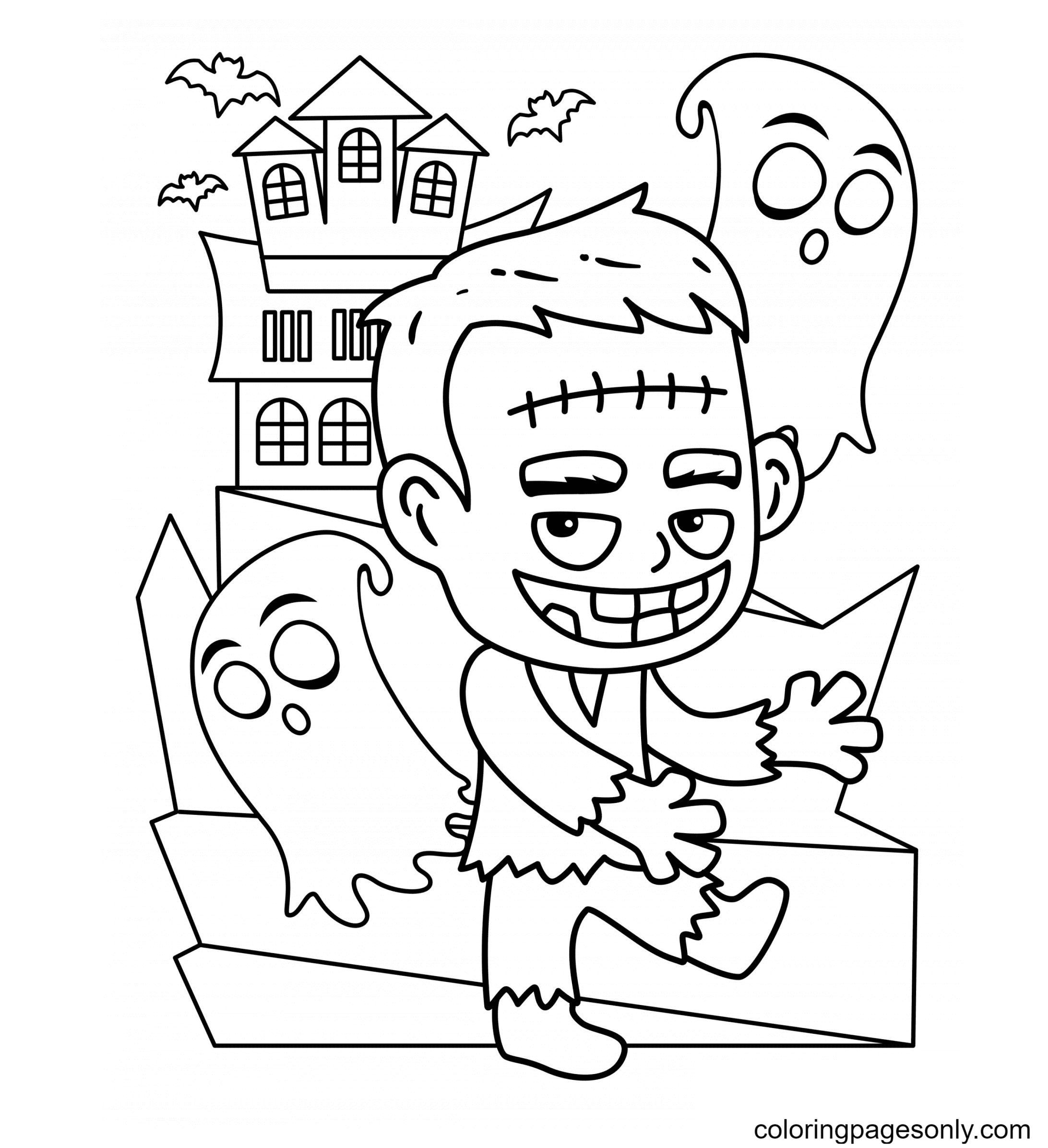 Free Halloween Frankenstein Coloring Page Free Printable Coloring Pages Free Halloween Frankenstein Coloring Page Free Printable Coloring Pages