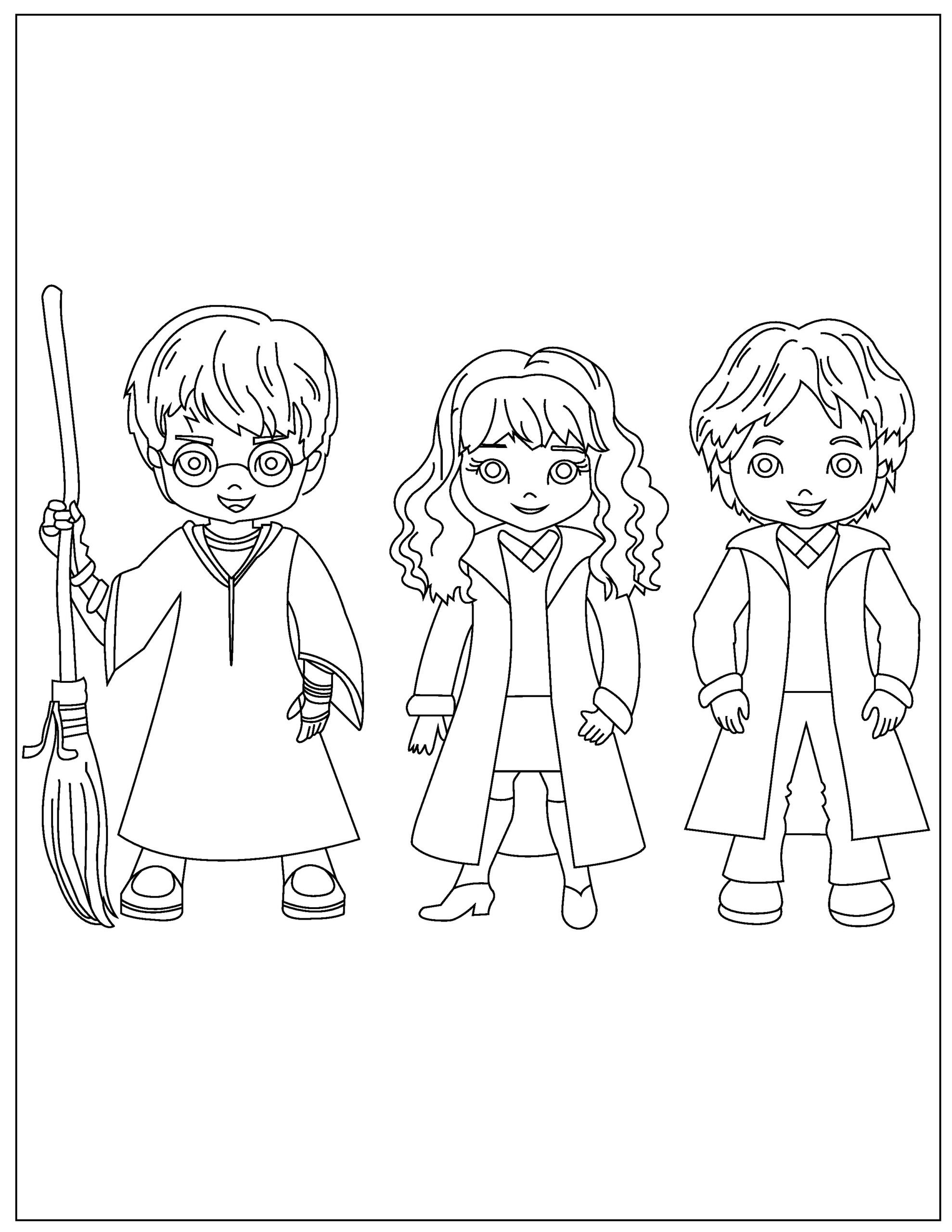 Harry Potter free coloring page Harry Potter free coloring page