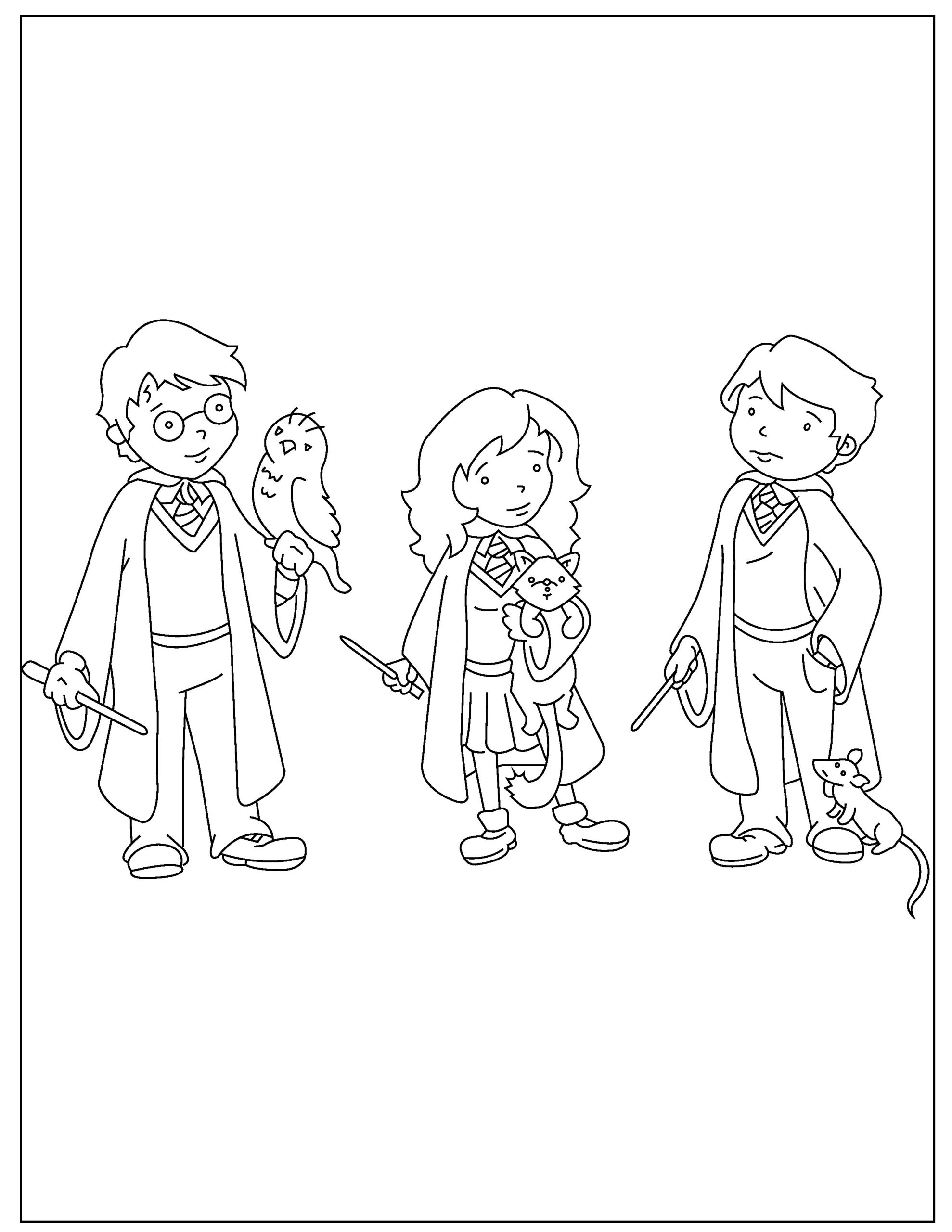 Free HARRY POTTER Coloring Pages For Download Printable PDF Free HARRY POTTER Coloring Pages For Download Printable PDF