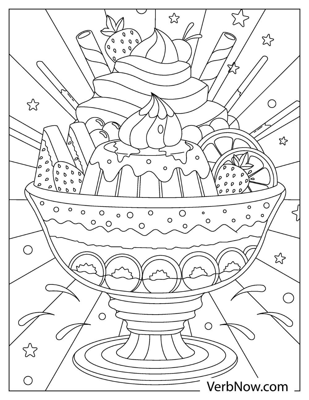 Free ICE CREAM Coloring Pages For Download Printable PDF Free ICE CREAM Coloring Pages For Download Printable PDF