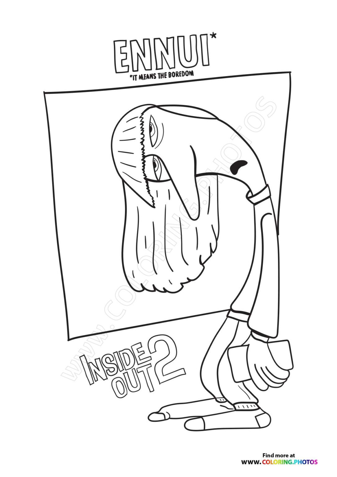 Inside Out 2 coloring pages pdf free Inside Out 2 coloring pages pdf free