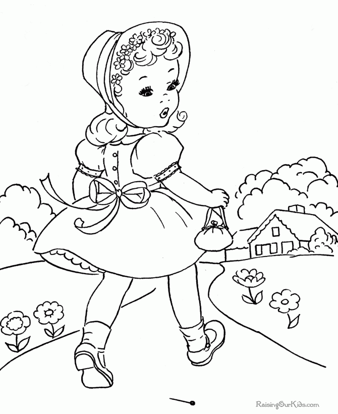 Free Kid Coloring Pages 017 Free Kid Coloring Pages 017