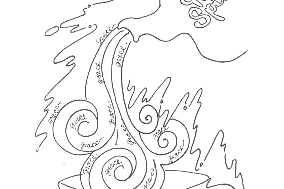 FREE Love Coloring Art Printable Page 8x10 Download Color As You Read