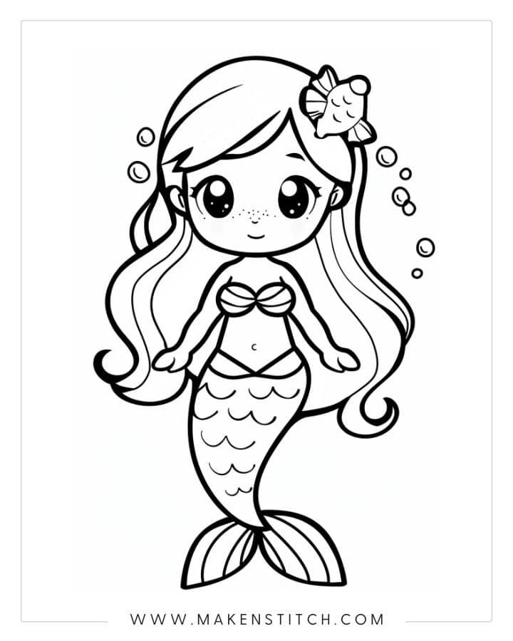 Free Mermaid Coloring Pages For Kids And Adults Mermaid Coloring 