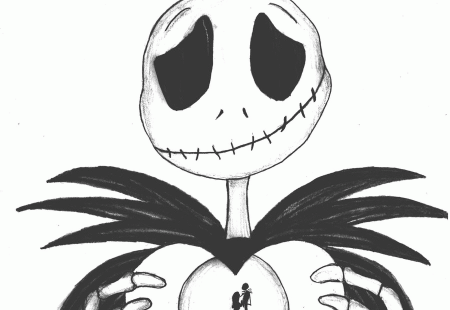 Free Nightmare Before Christmas Coloring Pages Printable Coloring Home