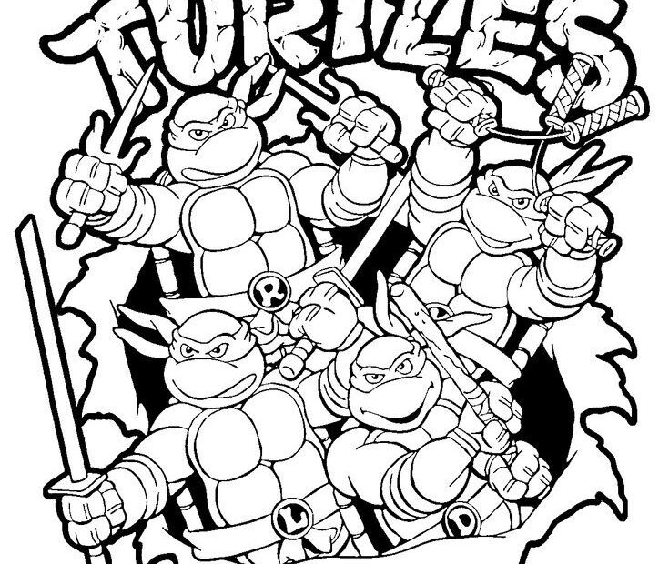 Free Ninja Turtles Coloring Pages