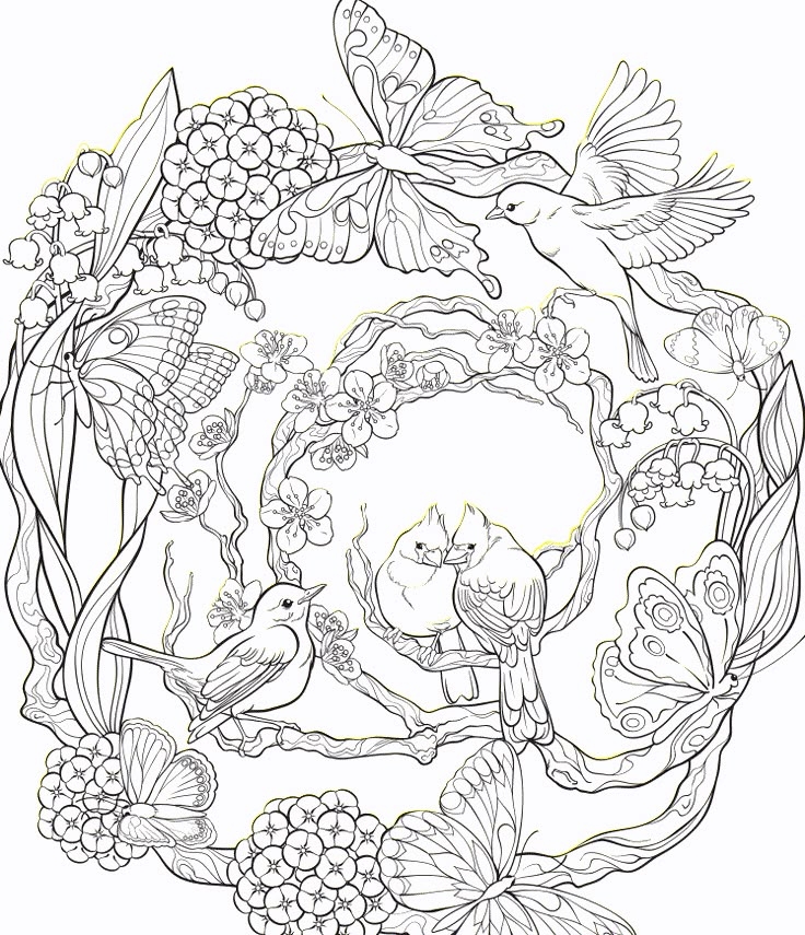 Free Online Flower Coloring Pages For Adults Free Online Flower Coloring Pages For Adults