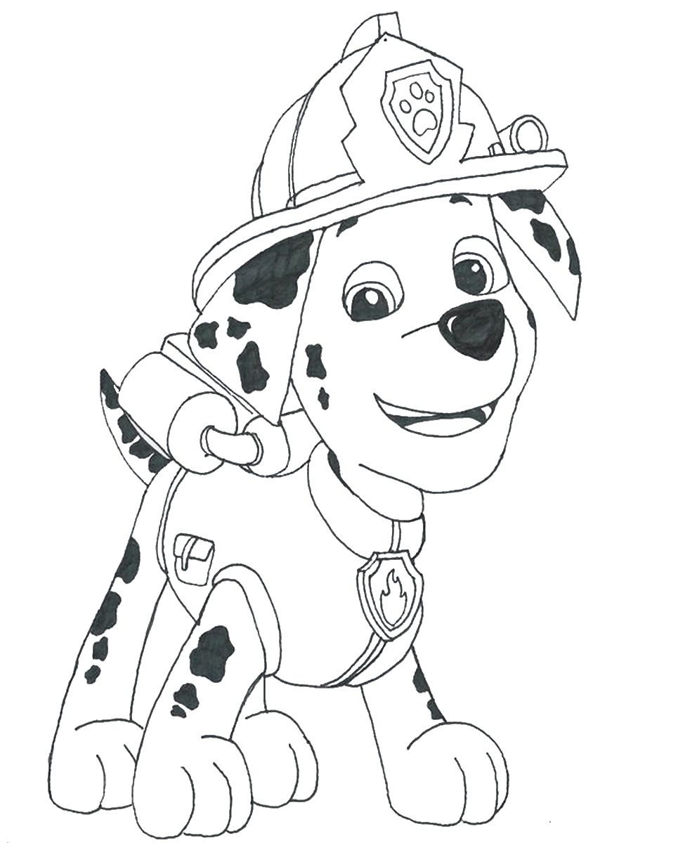 free coloring Paw Patrol pages