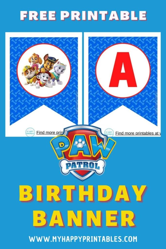 Free Paw Patrol Printables My Happy Printables