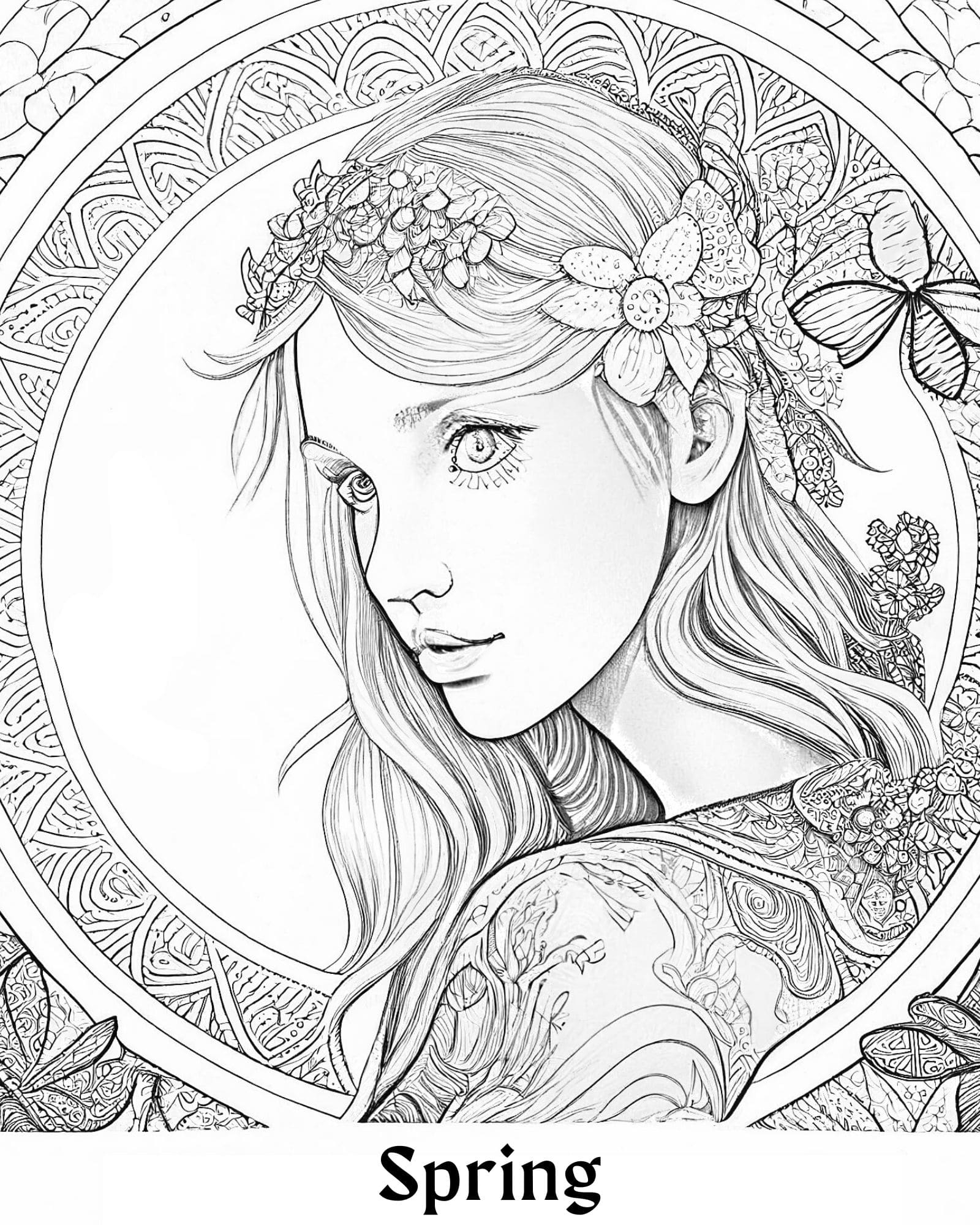 adult color pages free printable