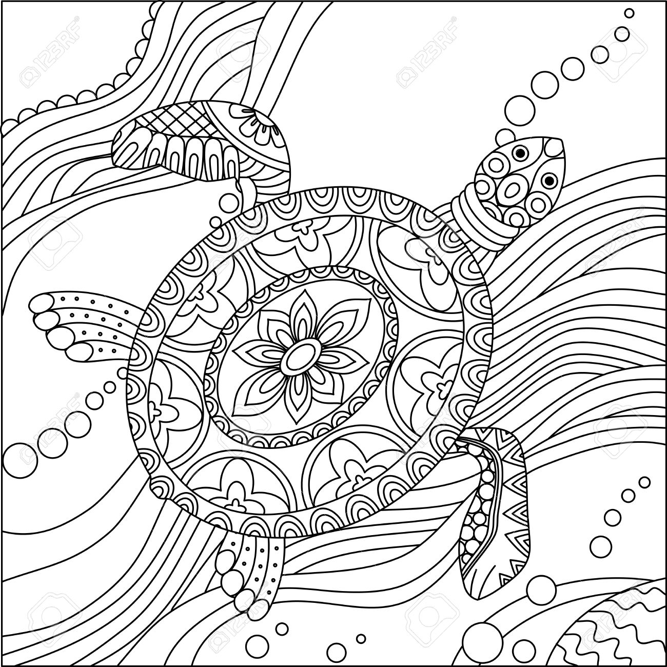 Free Printable Adult Coloring Pages Sea Animals Coloring Pages