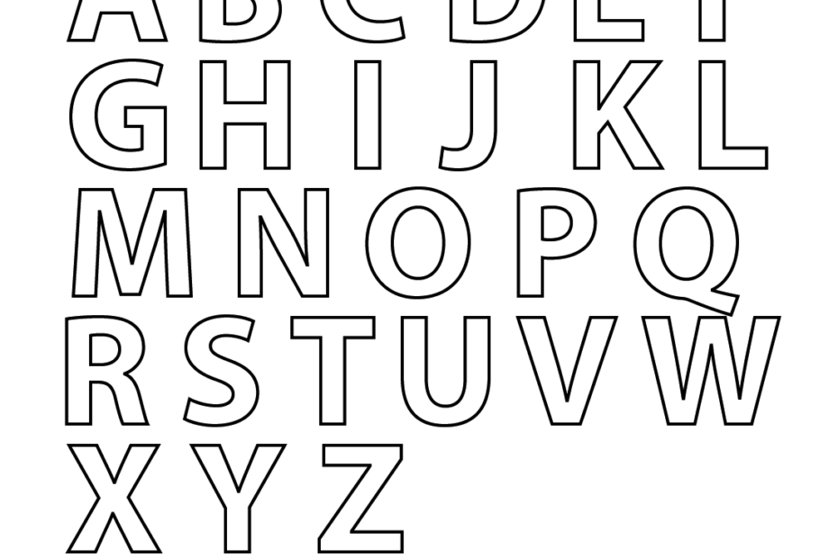 Free Printable Alphabet Coloring Pages A z Coloring Home