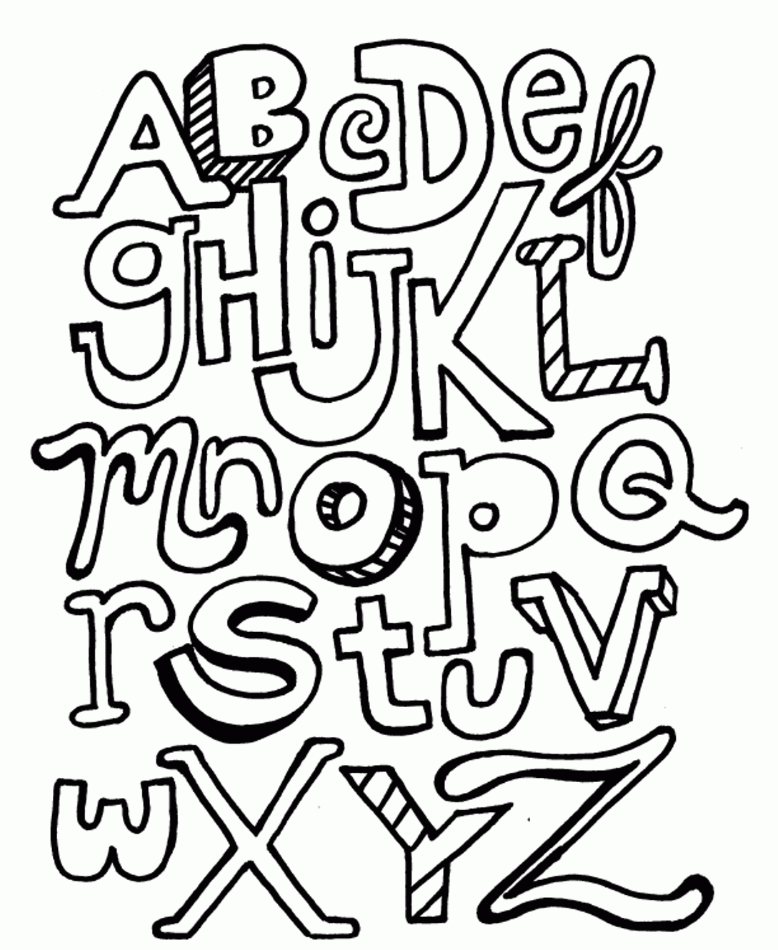 Free Printable Alphabet Coloring Pages Alphabet Coloring Pages Free Printable Alphabet Coloring Pages Alphabet Coloring Pages
