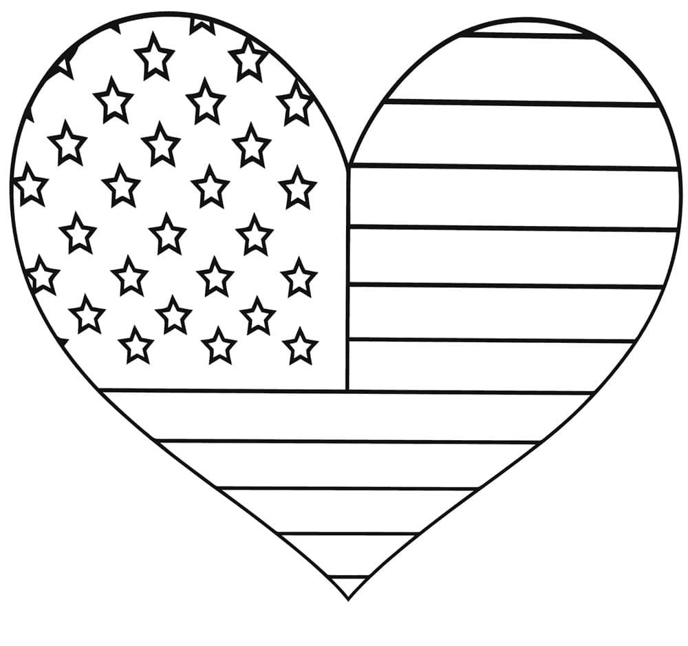 free coloring page american flag free coloring page american flag