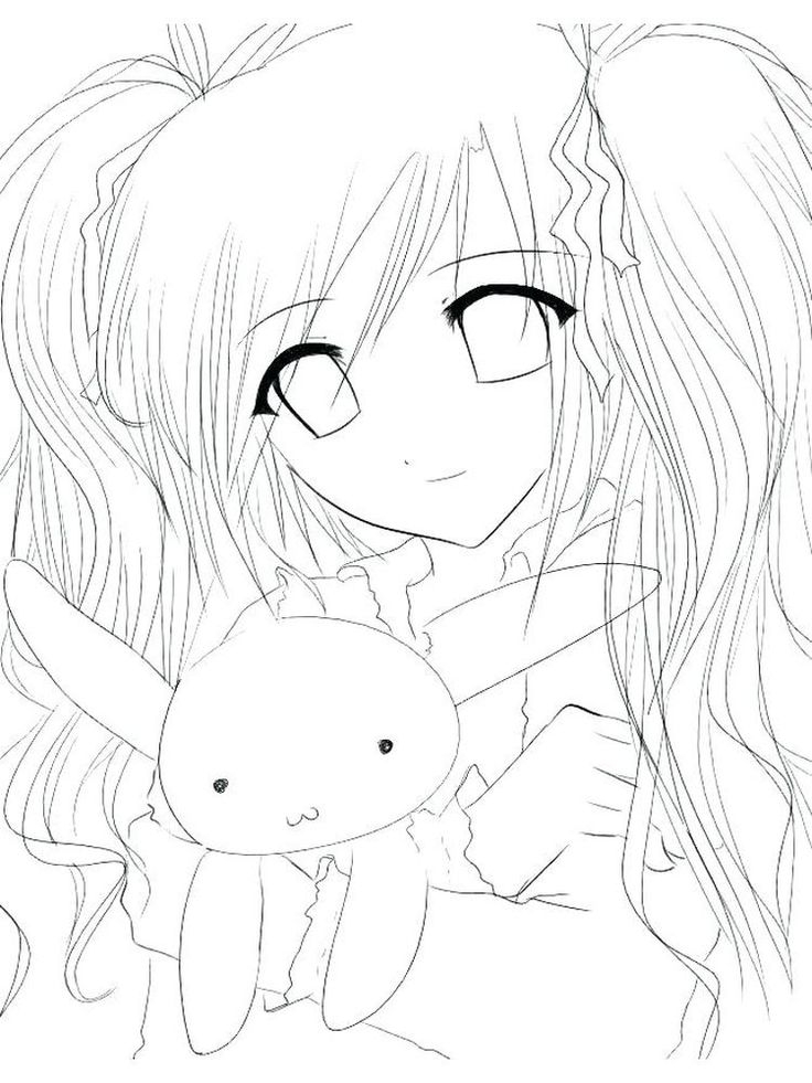 Free Printable Anime Coloring Pages For Adults Coloring Pages For The 