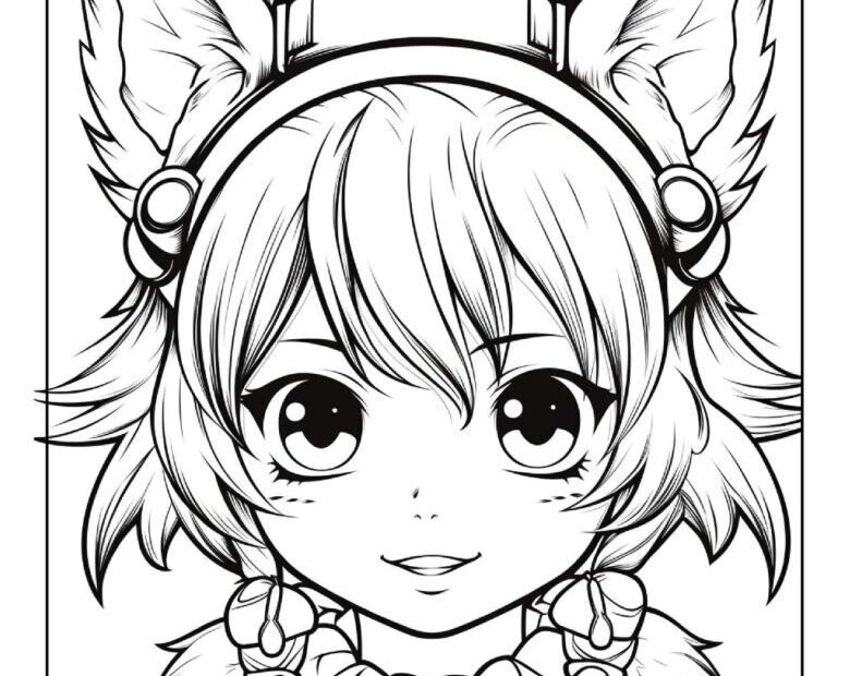 Free Printable Anime Coloring Pages For Adults Free Coloring Sheet