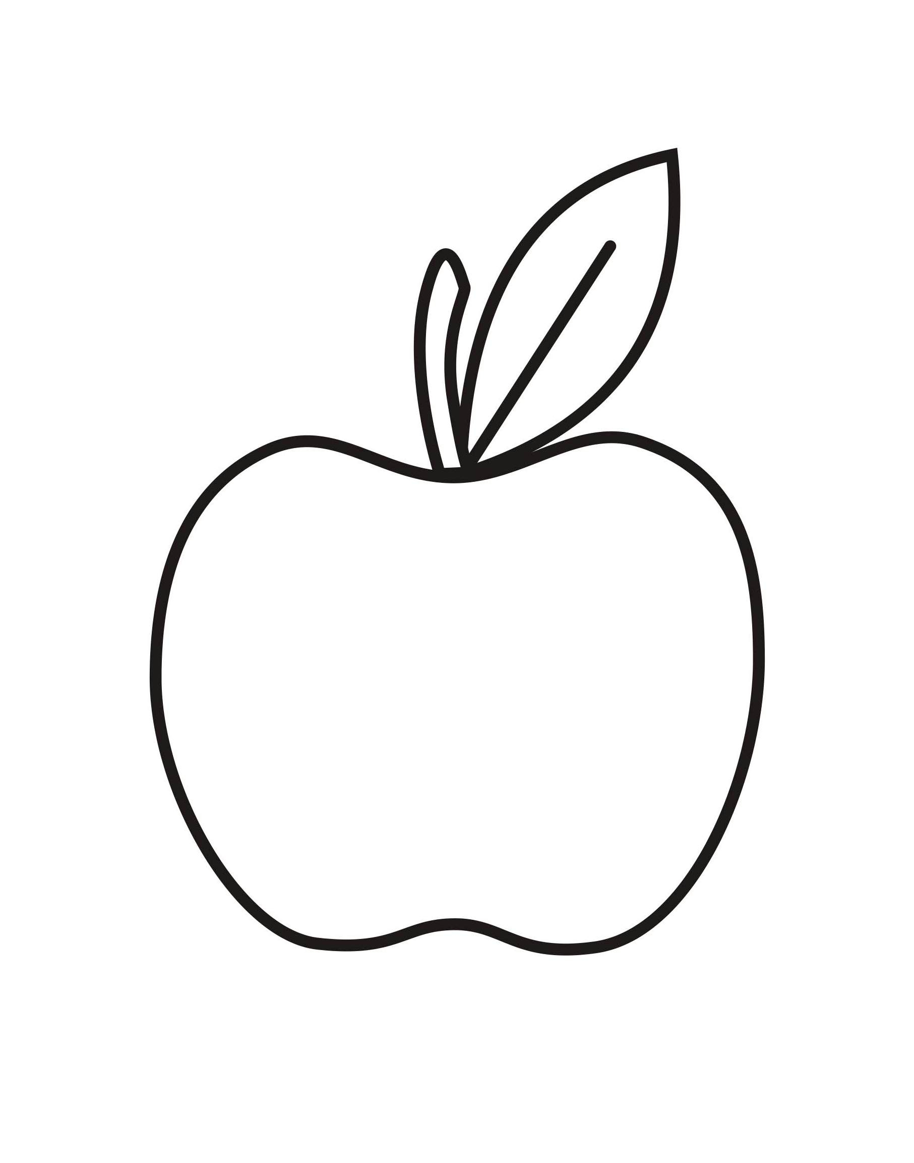 Free Printable Apple Coloring Pages Printable Templates
