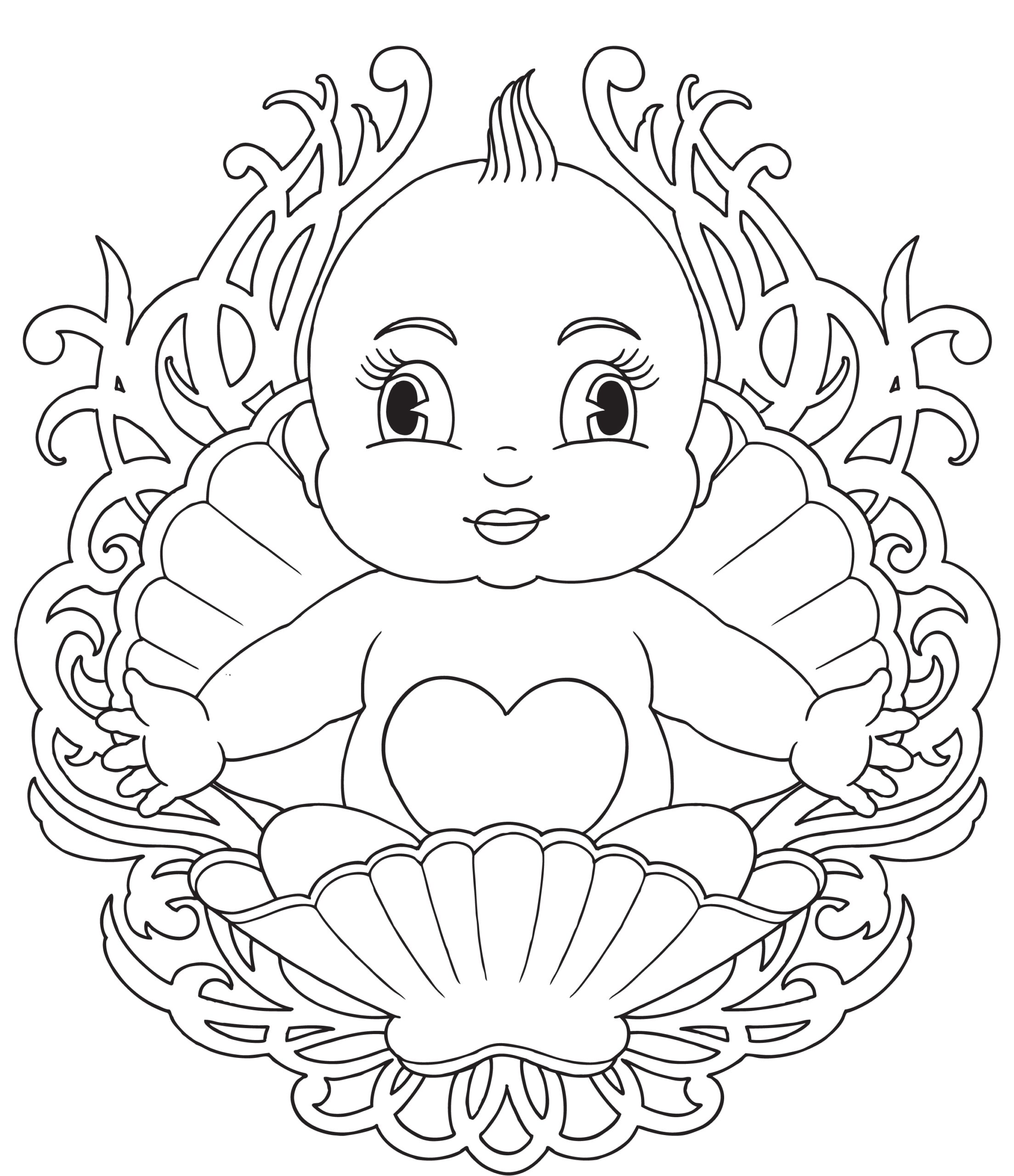 Free Printable Baby Coloring Pages For Kids Free Printable Baby Coloring Pages For Kids