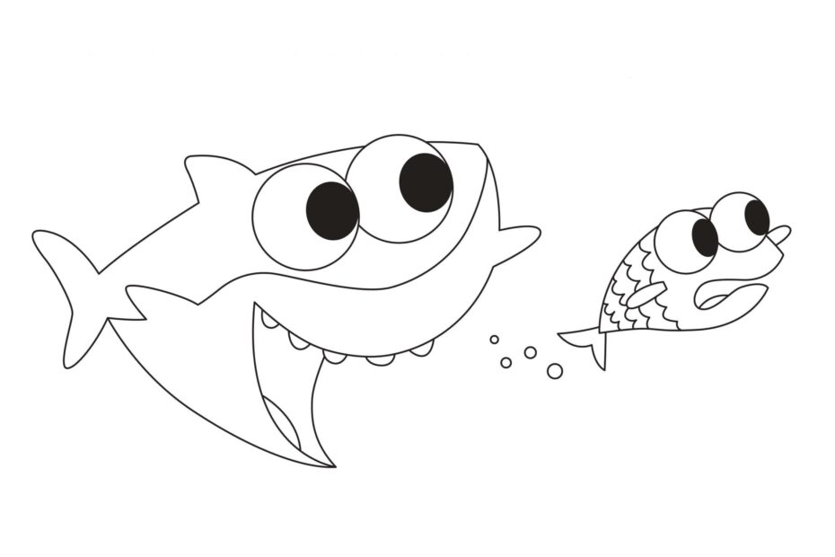 Free Printable Baby Shark Coloring Page Free Printable Coloring Pages