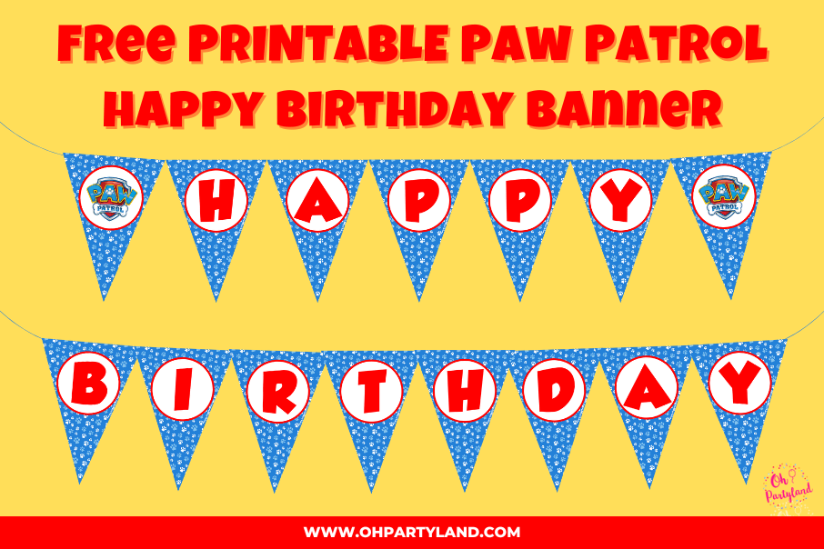 Free Printable Banner Paw Patrol Download Free Printable Banner Paw 